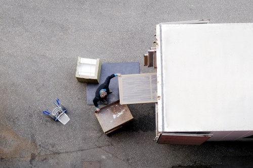 Waste disposal compliance and item handling during removal service