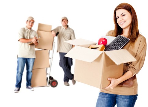 Furniture being carried safely through a Bedfordpark property