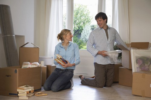 Commercial moving van service for Bedfordpark offices