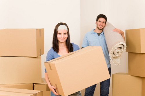 Local movers handling household items with care during a Bedfordpark relocation