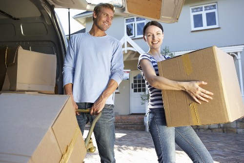 Van loading process for a local move in Bedfordpark